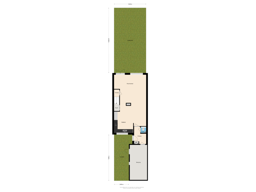 Bekijk plattegrond van Situatie van Keizerskroon 36