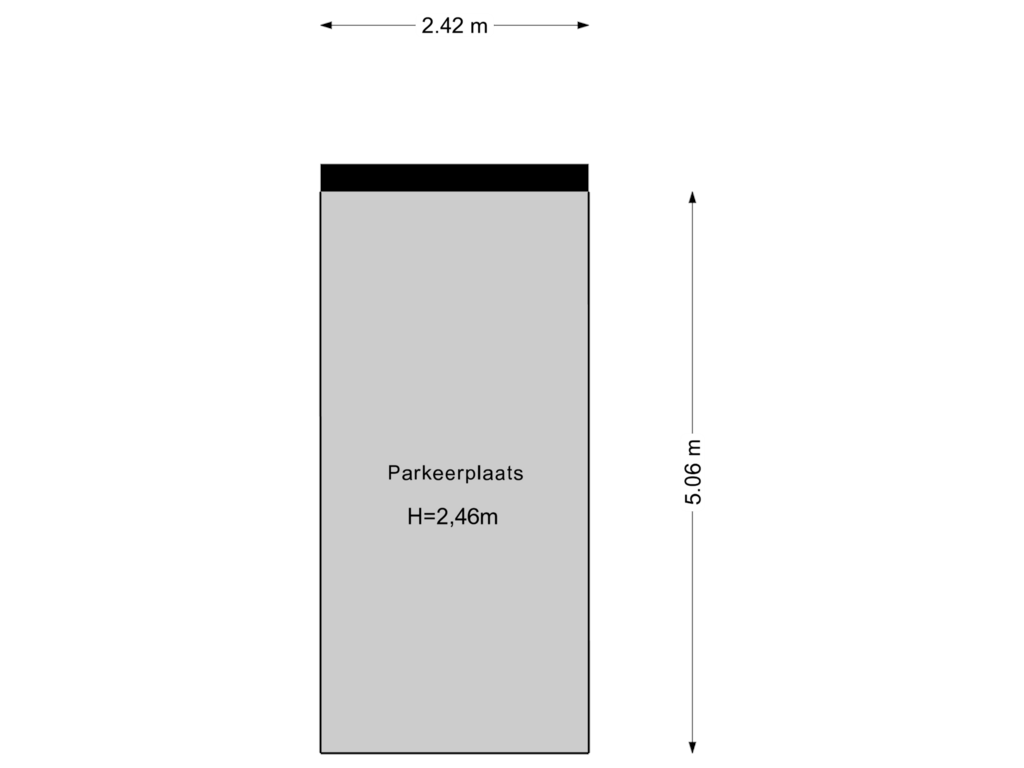 Bekijk plattegrond van Parkeerplaats van Pieter Calandlaan 765