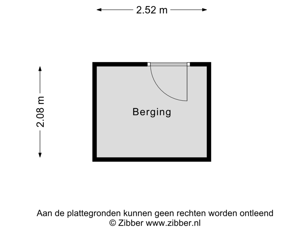 Bekijk plattegrond van Berging van Muldershof 9