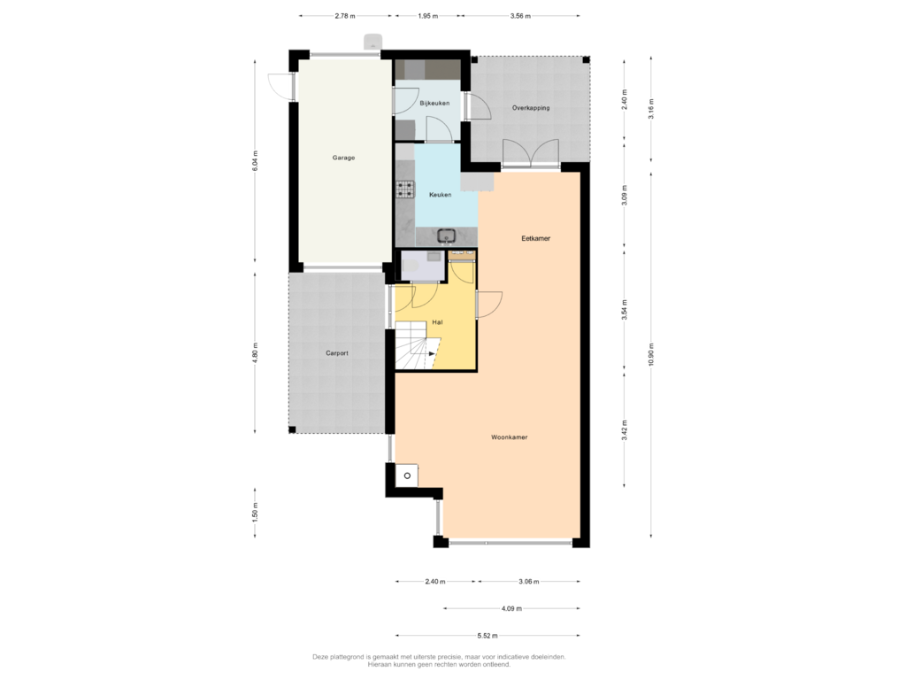 View floorplan of Begane Grond of Pluut 10