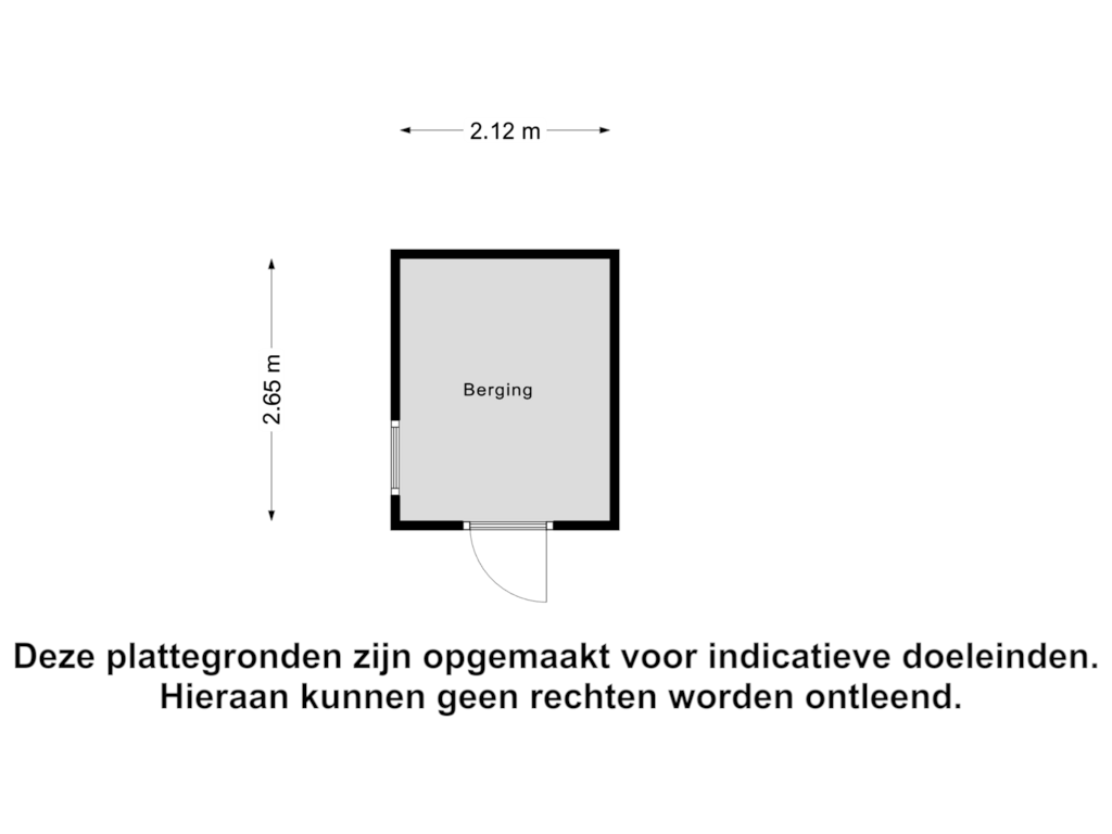 Bekijk plattegrond van Berging van Jaspersstraat 21