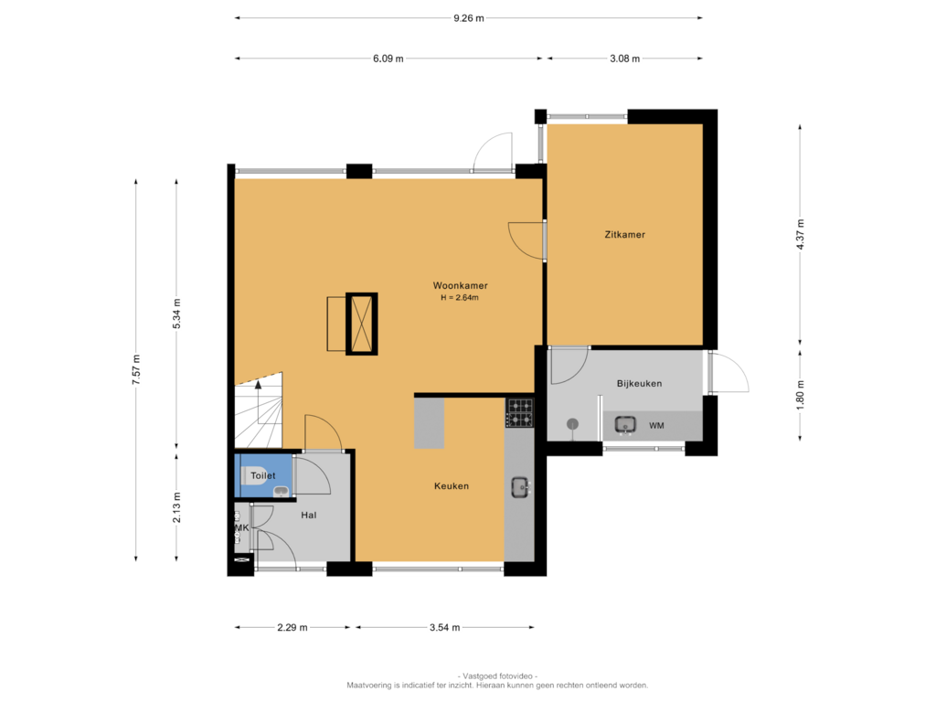 Bekijk plattegrond van Begane grond van T.M.C. Asserplantsoen 22