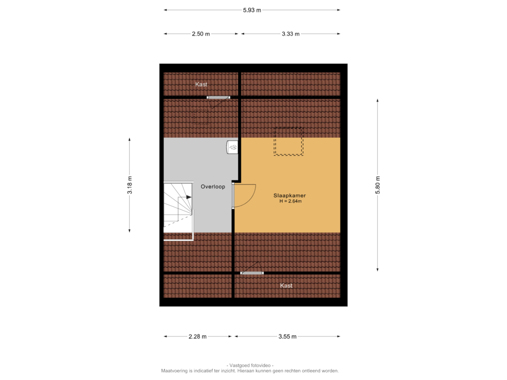 Bekijk plattegrond van 2e verdieping van T.M.C. Asserplantsoen 22