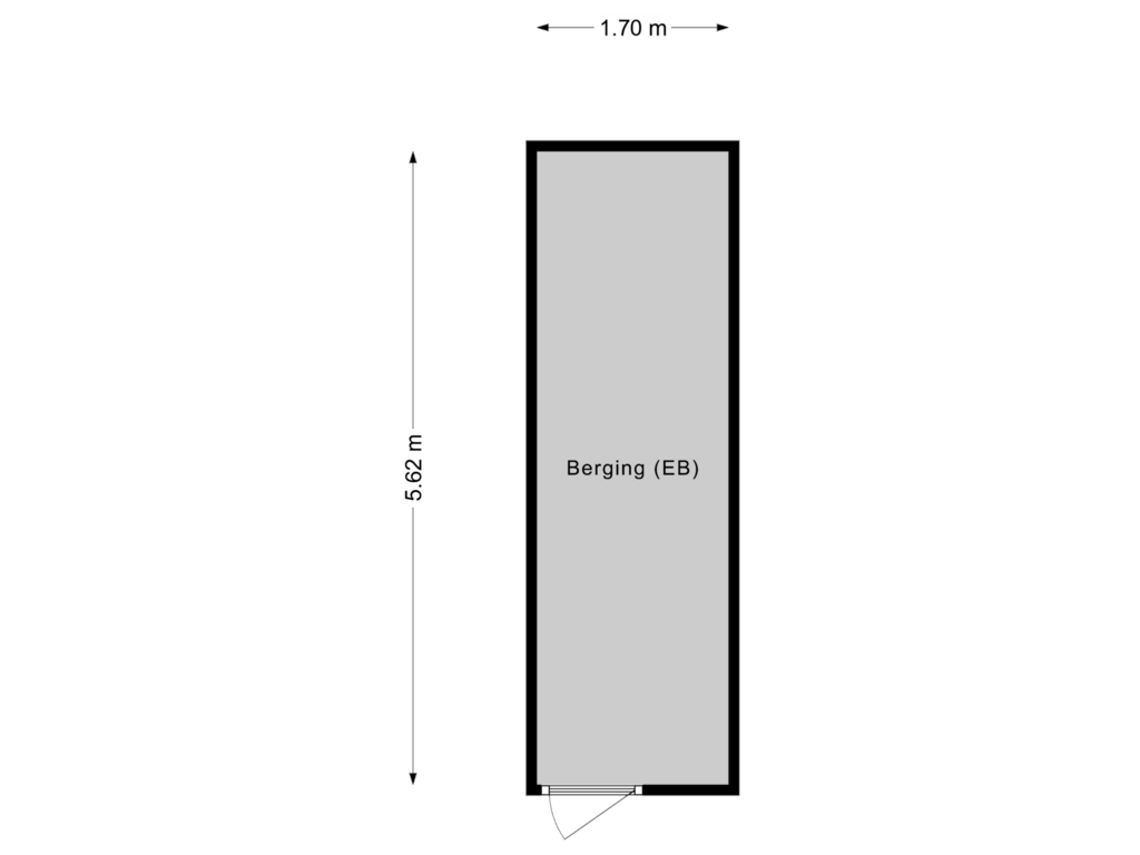 Bekijk plattegrond van Berging van T.M.C. Asserplantsoen 22