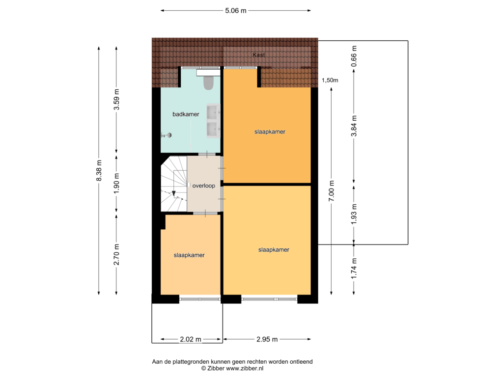 Bekijk plattegrond van Eerste Verdieping van Courtine 32