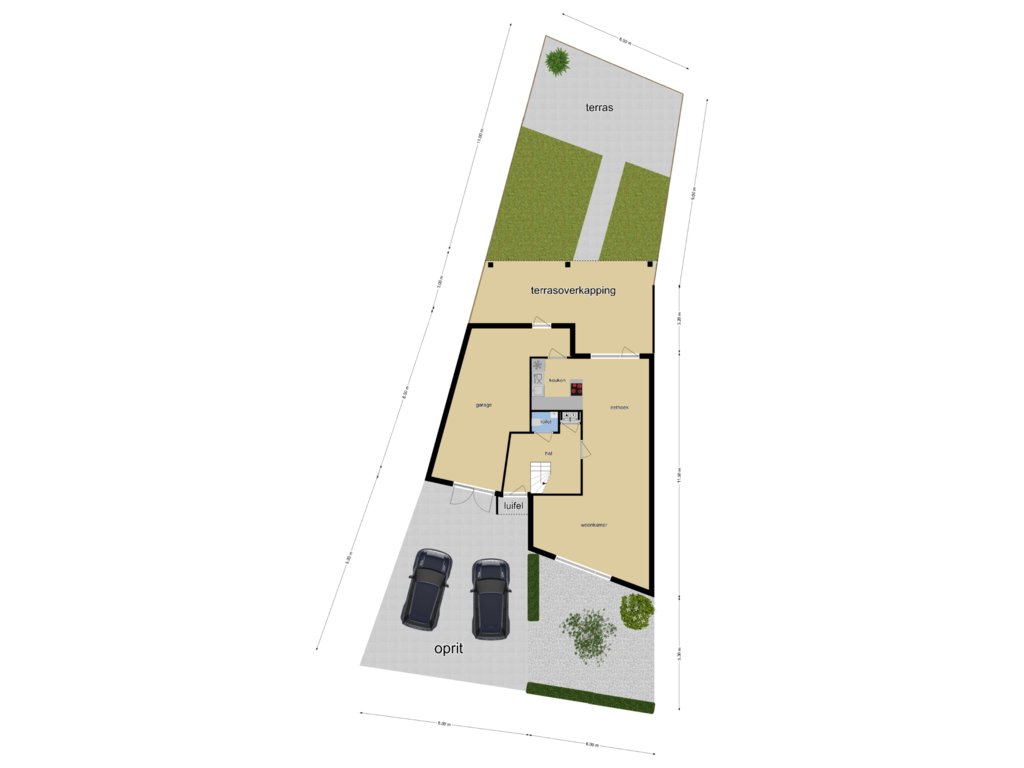 Bekijk plattegrond van Perceel overzicht van 't Boogstuk 4