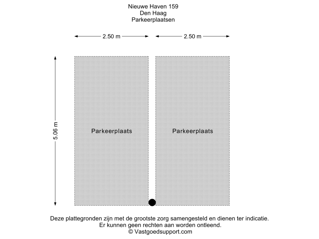 View floorplan of Parkeerplaats of Nieuwe Haven 159