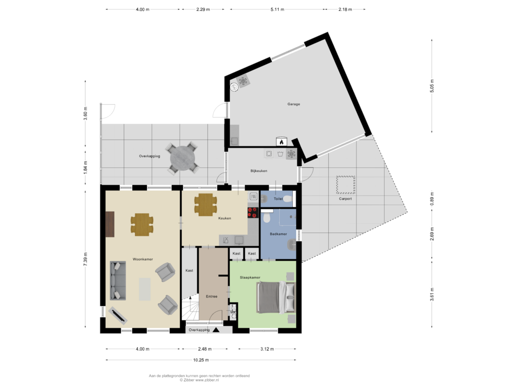 Bekijk plattegrond van Begane Grond van Beekstraat 3