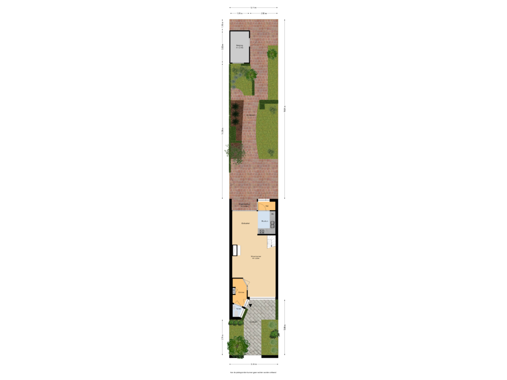 Bekijk plattegrond van Situatie van Looydijk 51