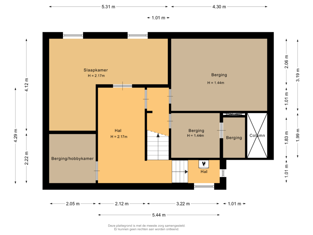 View floorplan of Souterrain -2 of Aldebaran 40