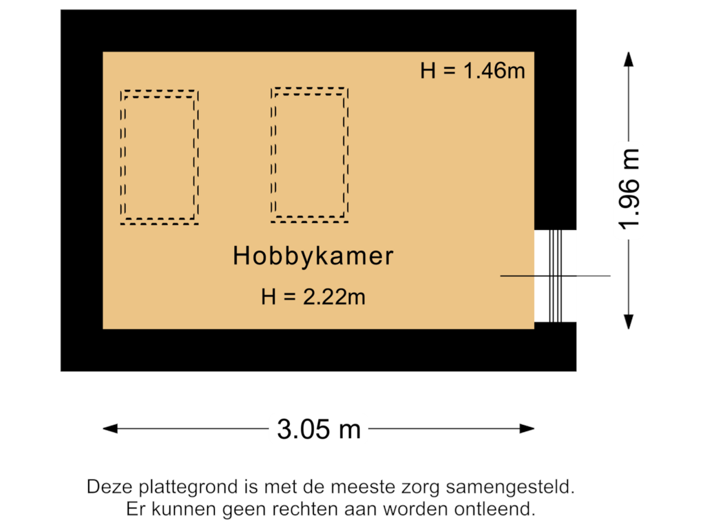 View floorplan of Tweede verdieping of Aldebaran 40