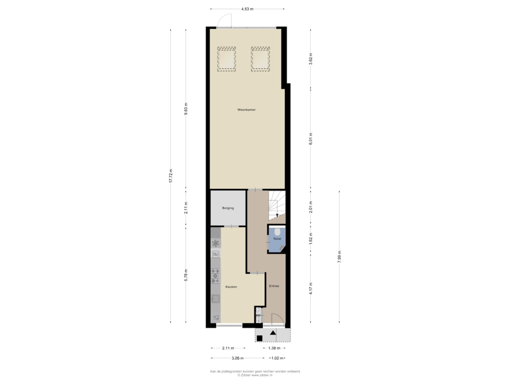 Bekijk plattegrond van Begane Grond van Essenseweg 7