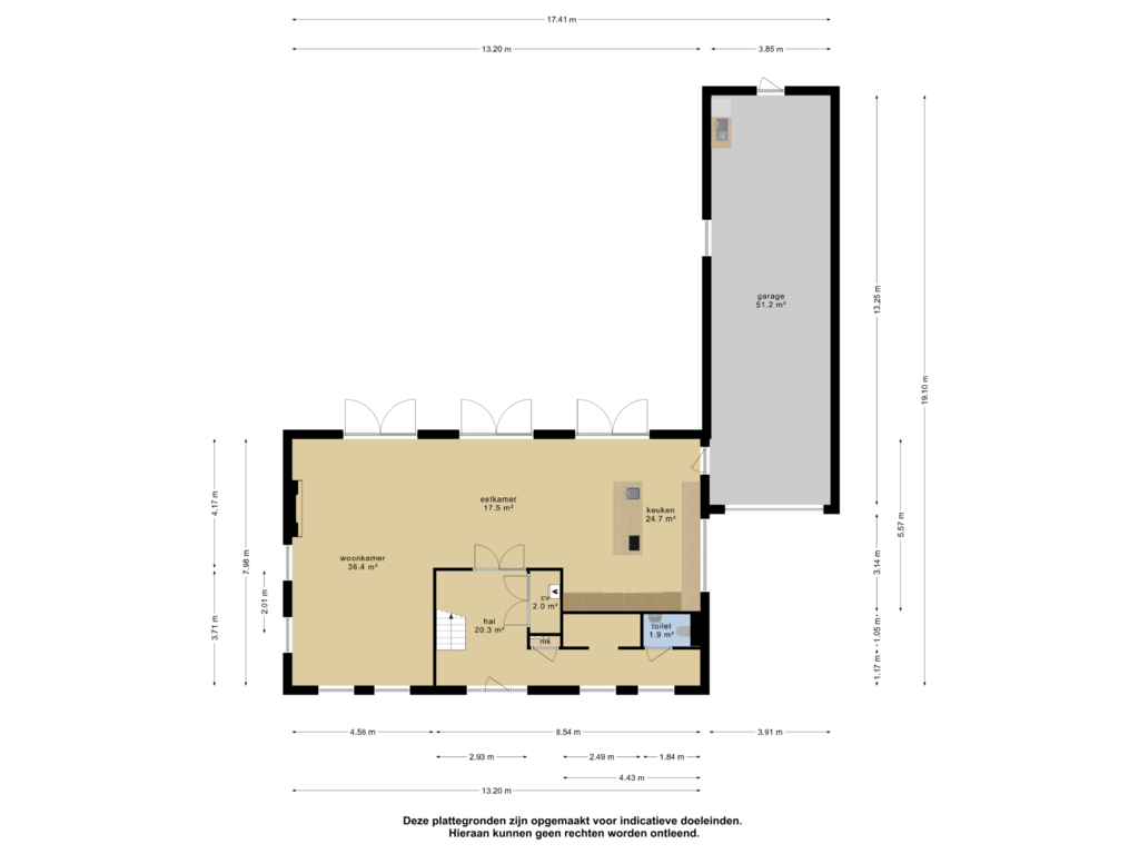 Bekijk plattegrond van Begane grond van Alexiastraat 28