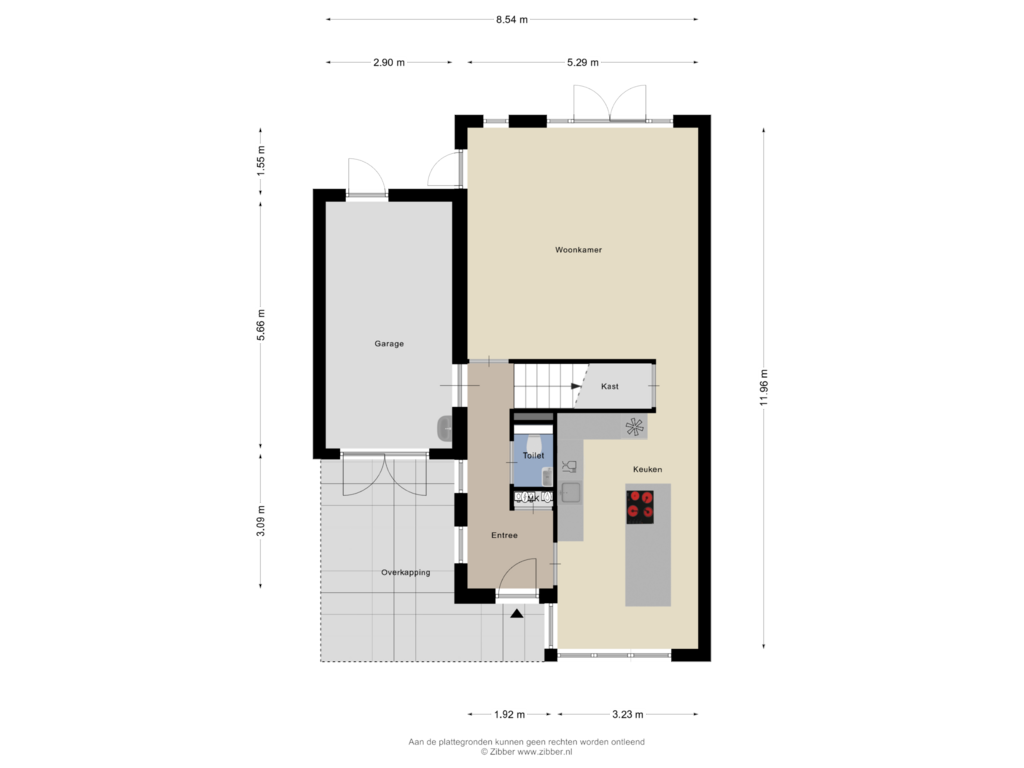 Bekijk plattegrond van Begane Grond van Barmelskamp 9