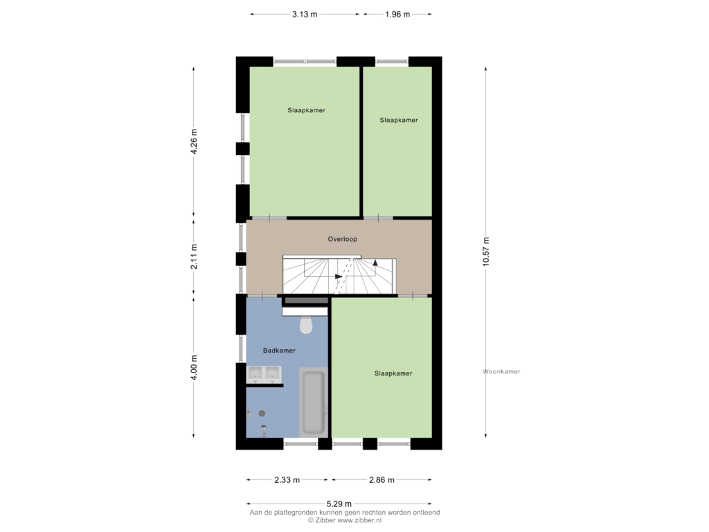 Bekijk plattegrond van Eerste Verdieping van Barmelskamp 9