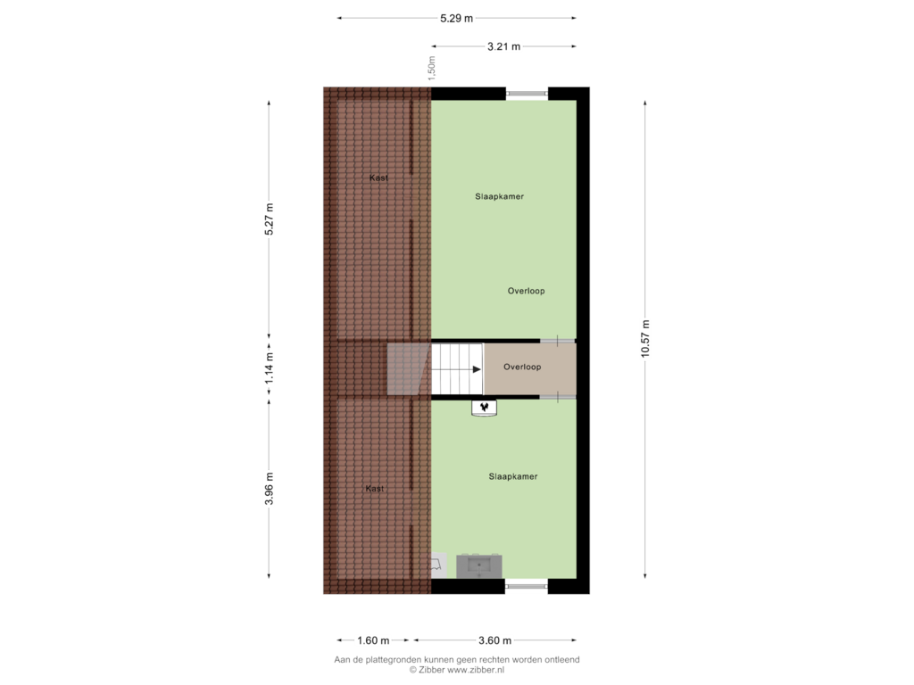 Bekijk plattegrond van Tweede Verdieping van Barmelskamp 9