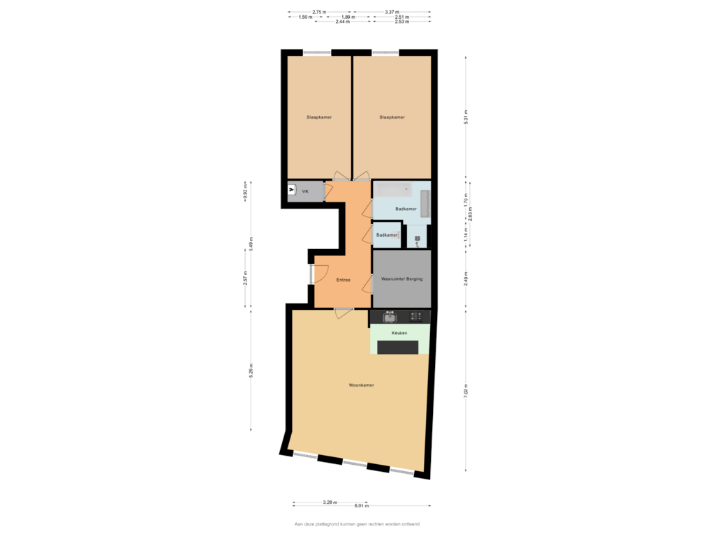 Bekijk plattegrond van First floor van Melkmarkt 18-B