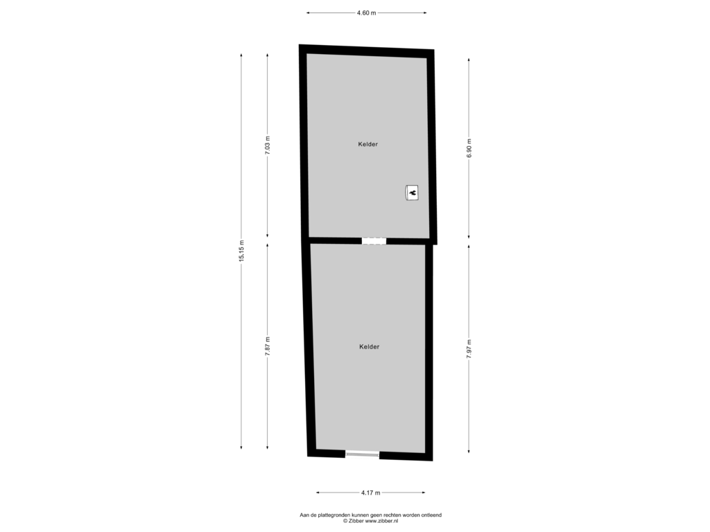 Bekijk plattegrond van Kelder van Boschstraat 92