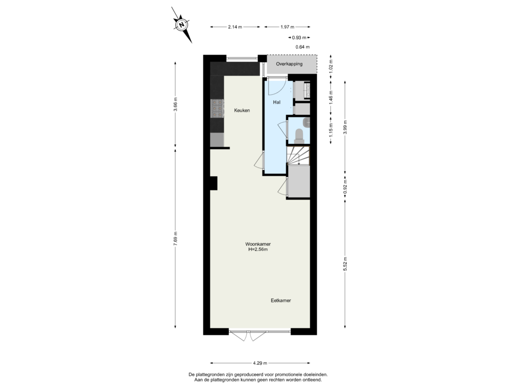 Bekijk plattegrond van Begane Grond van Dorlandsweer 10