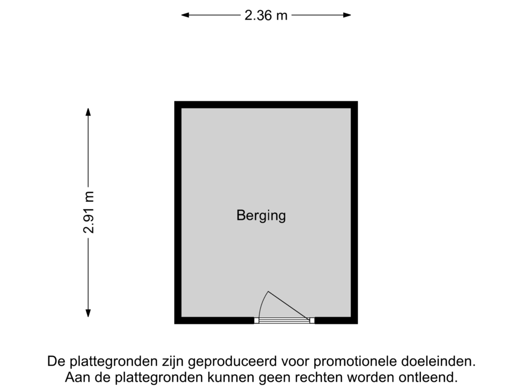 Bekijk plattegrond van Berging van Dorlandsweer 10