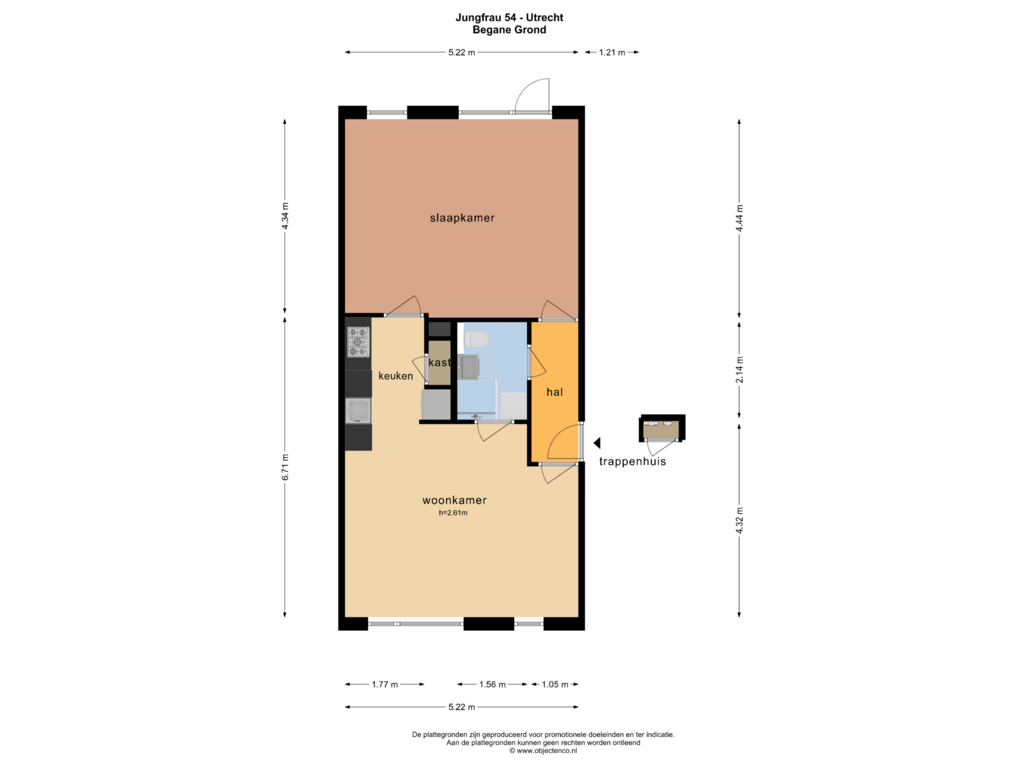 Bekijk plattegrond van BEGANE GROND van Jungfrau 54