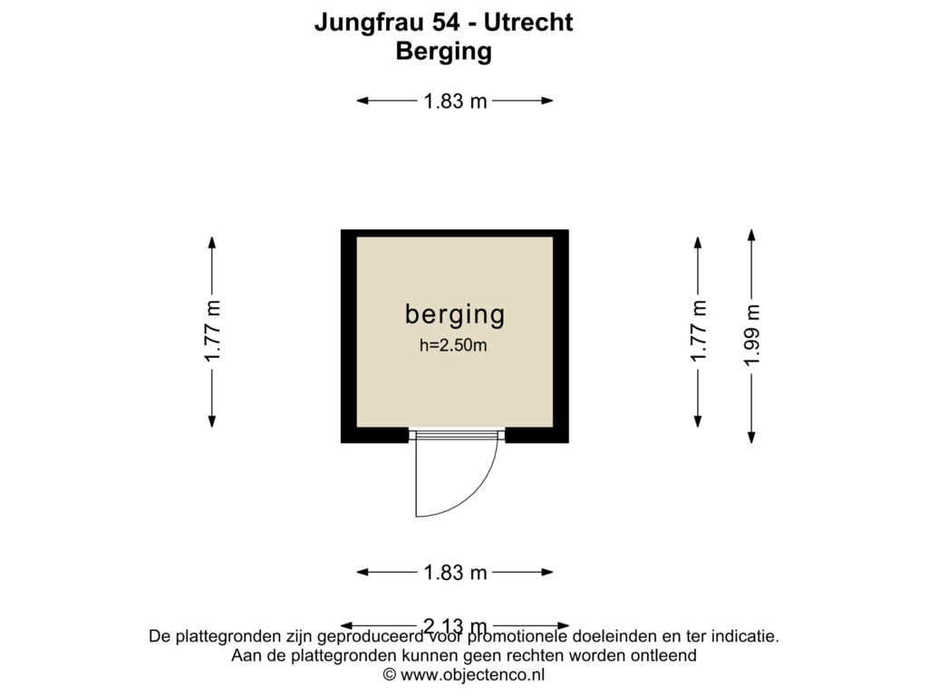 Bekijk plattegrond van BERGING van Jungfrau 54