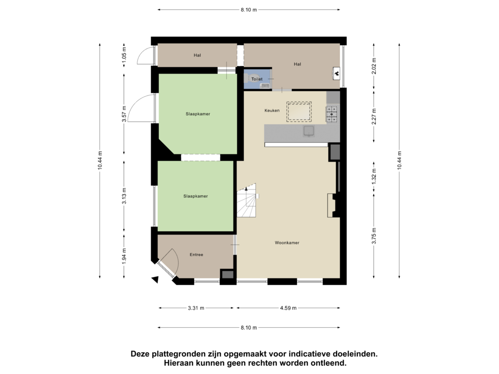 View floorplan of Begane Grond of Madoerastraat 32