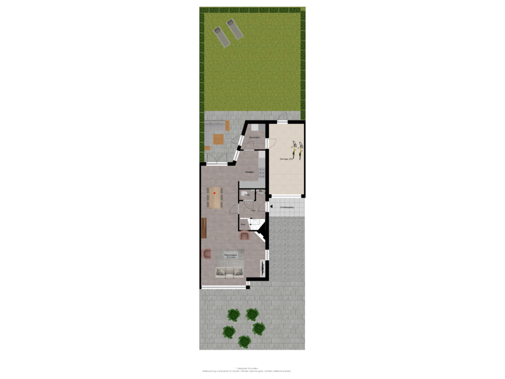 View floorplan of Tuin of Duifkruid 143