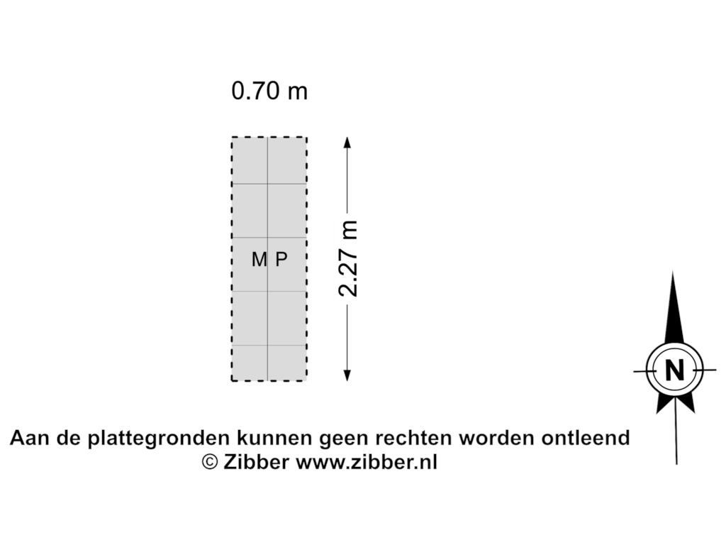 Bekijk plattegrond van Motor Parkeerplaats van Castellumstraat 66