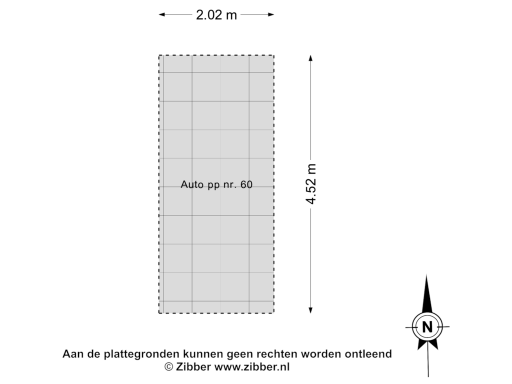 Bekijk plattegrond van Auto  Parkeerplaats van Castellumstraat 66