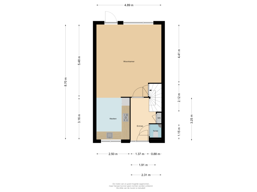 Bekijk plattegrond van Begane grond van Appeldreef 73