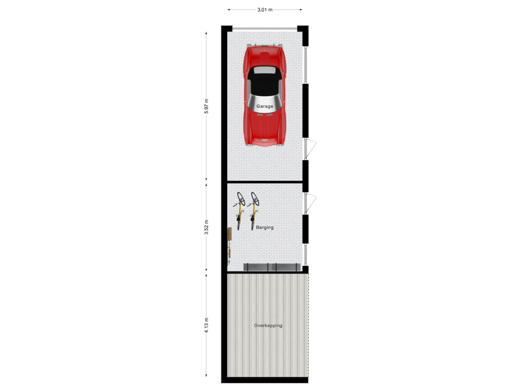 Bekijk plattegrond van Garage van Sandoel 59