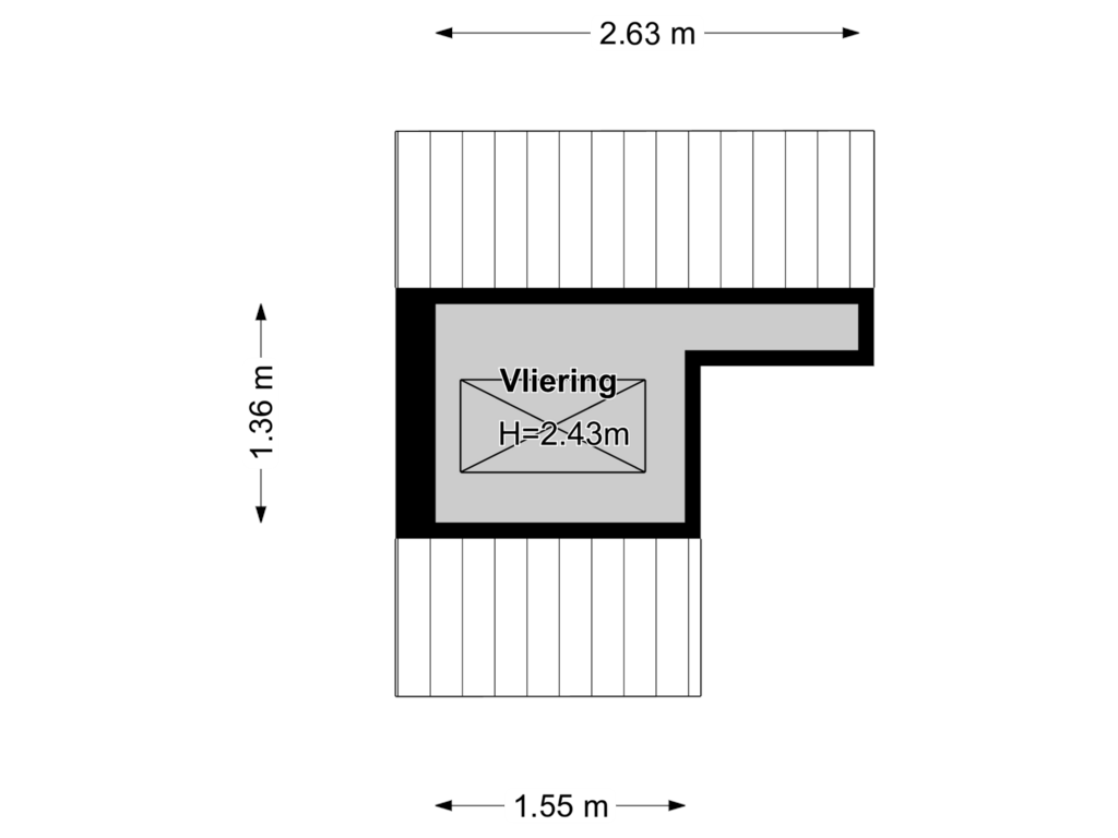 Bekijk plattegrond van Vliering van Koolwitjestraat 80