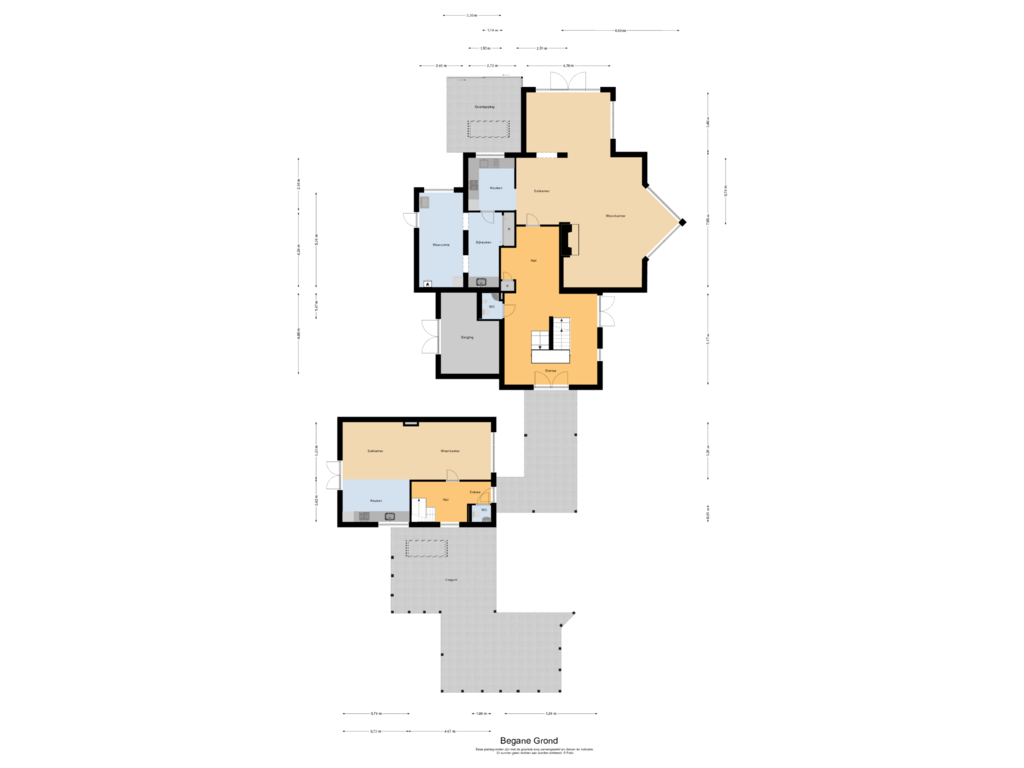 Bekijk plattegrond van Begane Grond van Goorsteeg 90