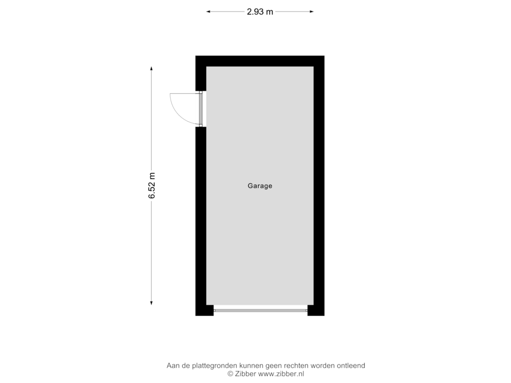 Bekijk plattegrond van Garage van Rhijngeesterstraatweg 107