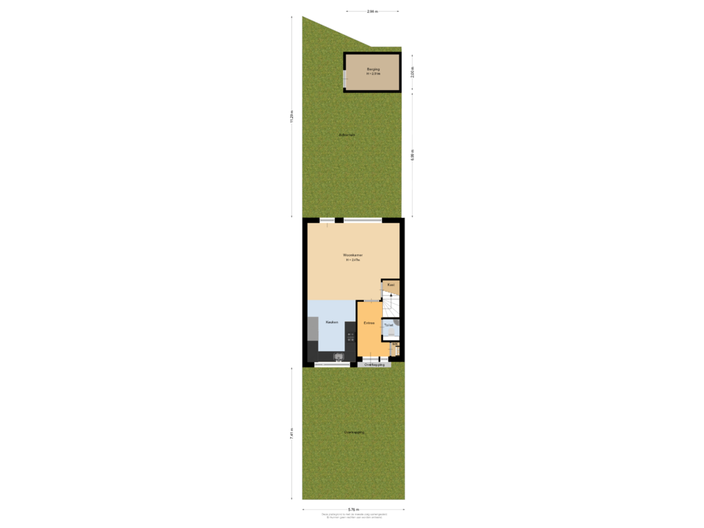 Bekijk plattegrond van Situatie van Snuifmolenerf 31