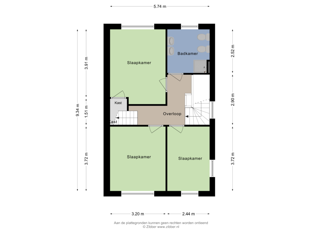 Bekijk plattegrond van Verdieping van Koelgoorn 7