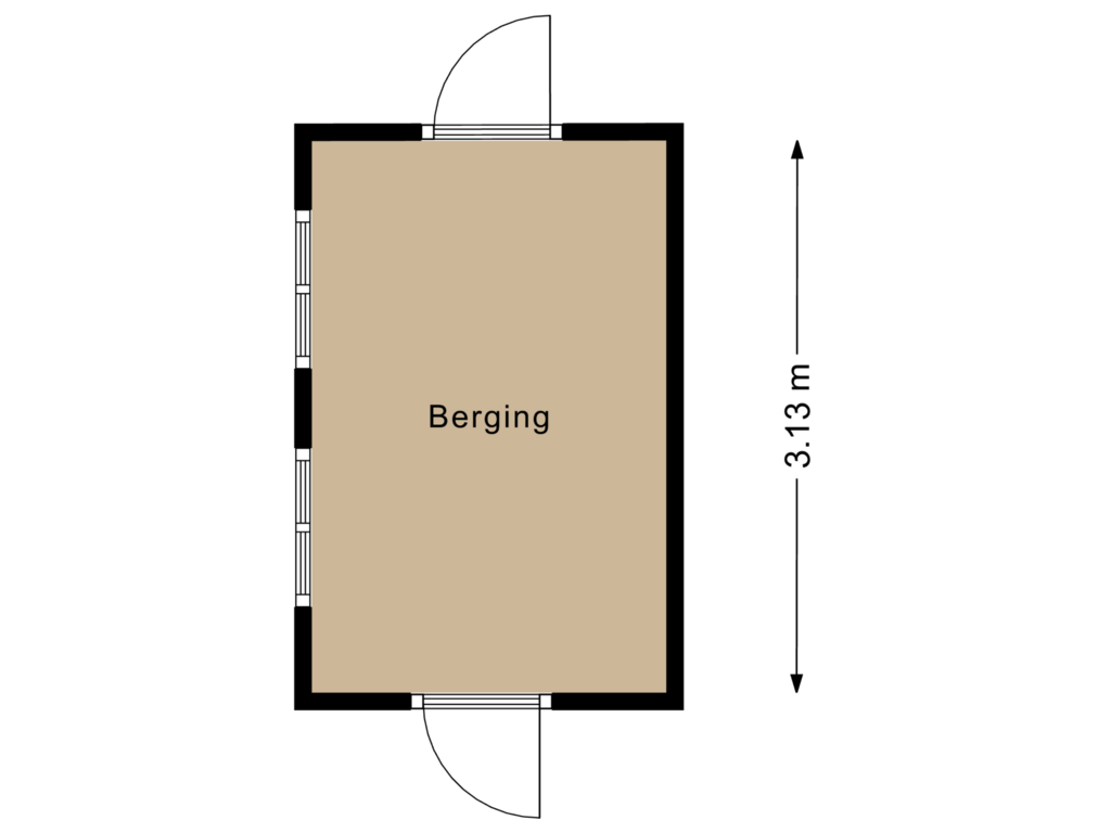 Bekijk plattegrond van Berging2 van Ruurloseweg 67