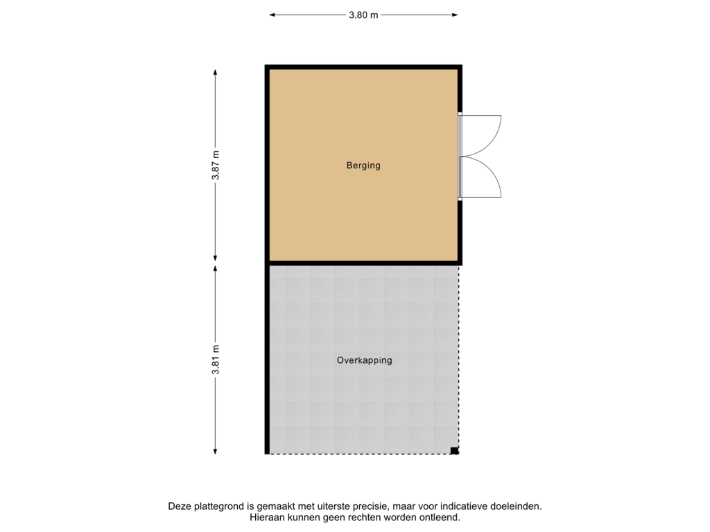 Bekijk plattegrond van Berging van Berg en Bos 32