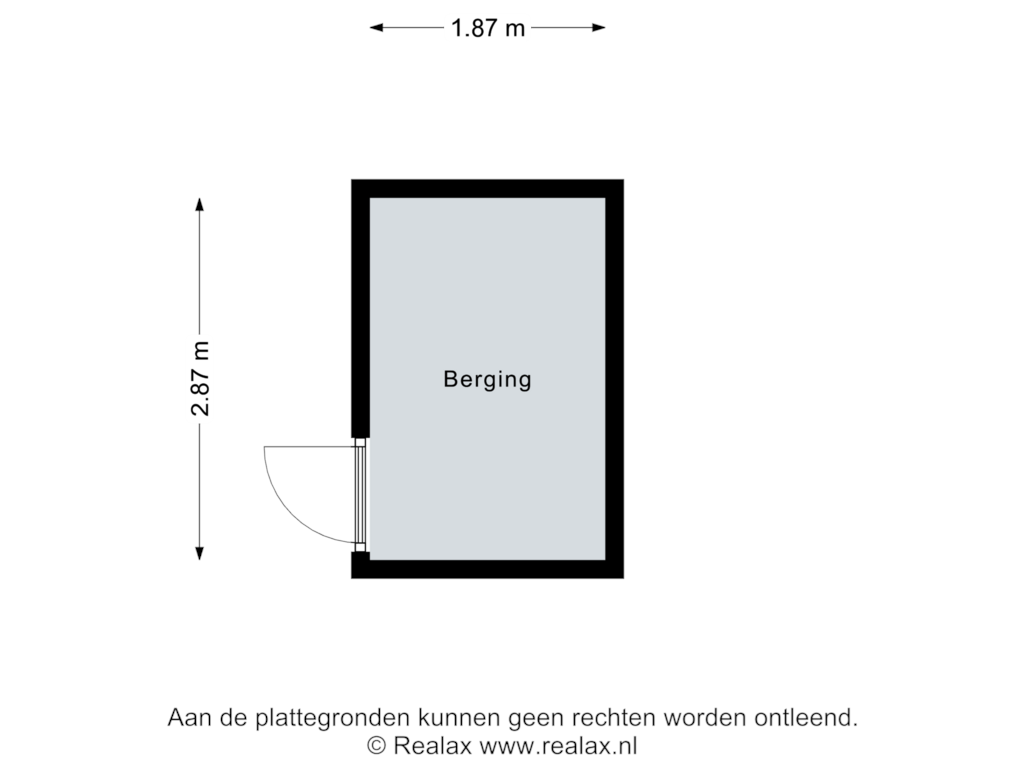 Bekijk plattegrond van Berging van Waalstraat 31