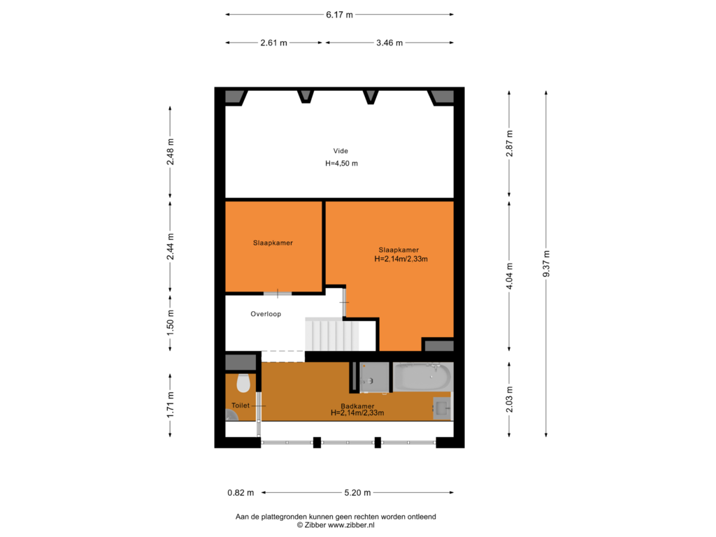 Bekijk plattegrond van Eerste Verdieping (Optional 2) van Derde Oosterparkstraat 239-D