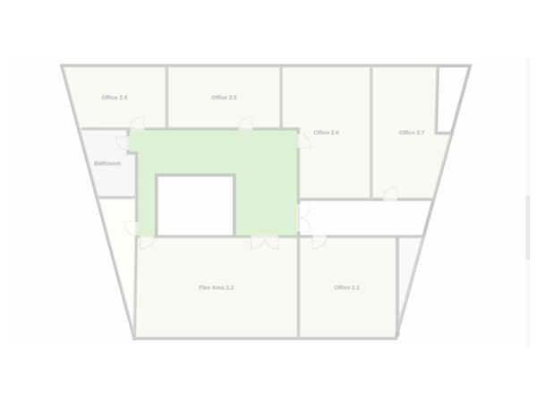 plattegrond tweede verdieping