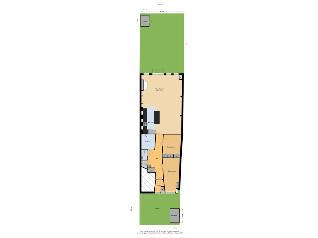 Bekijk plattegrond van Situatie van Rijksstraatweg 73