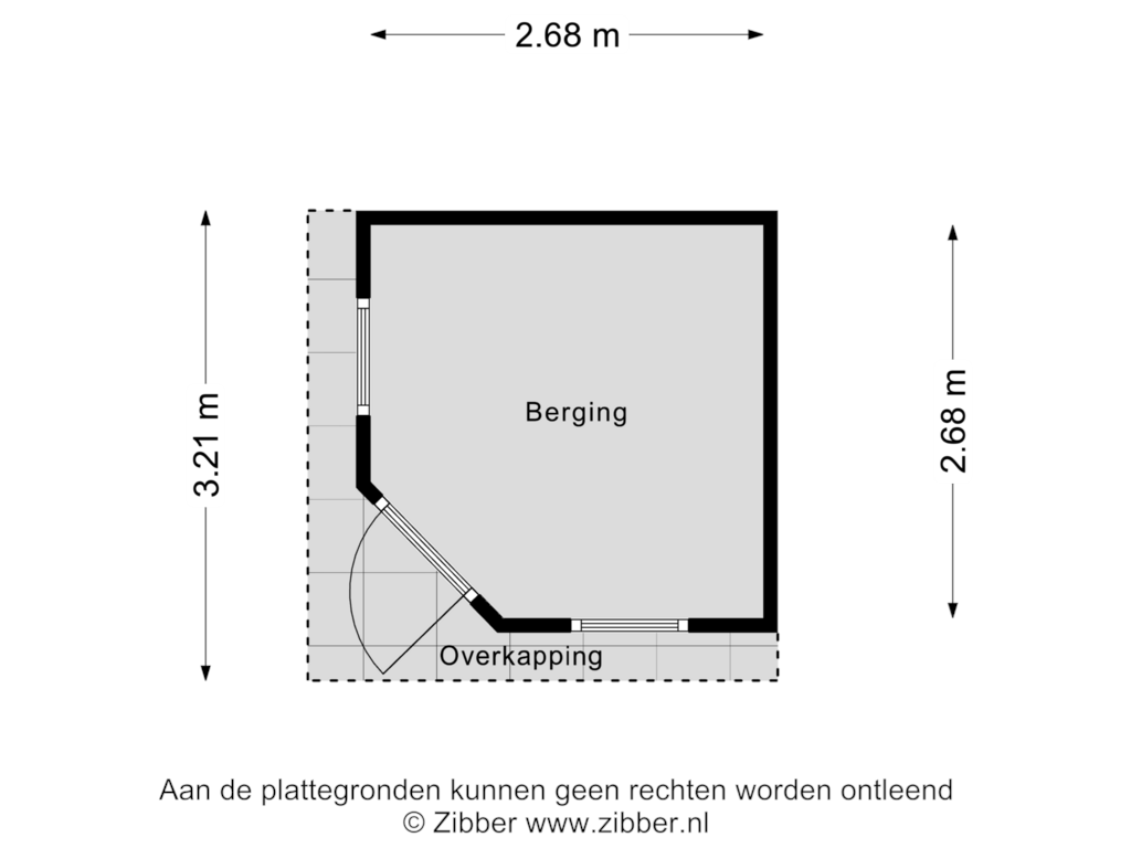 Bekijk plattegrond van Berging van Gouwakker 9