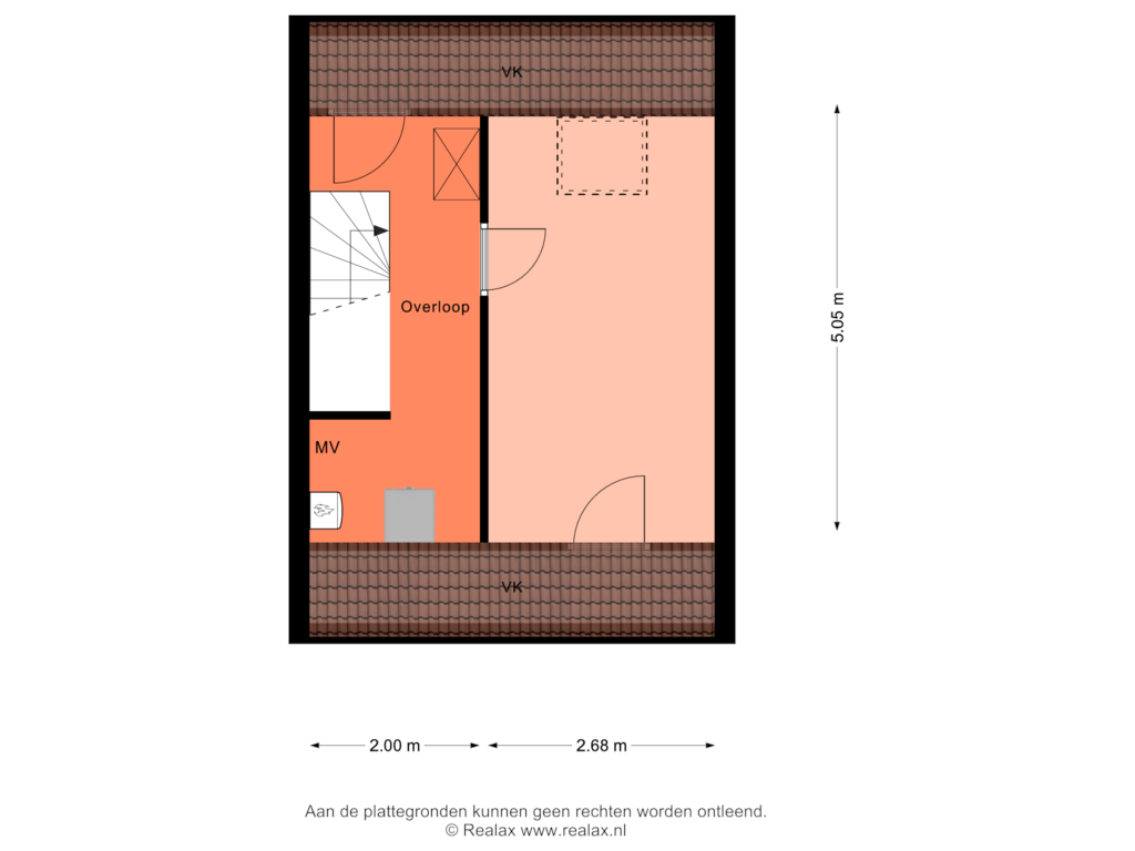 Bekijk plattegrond van Verdieping 2 van Witte Klaverweide 30