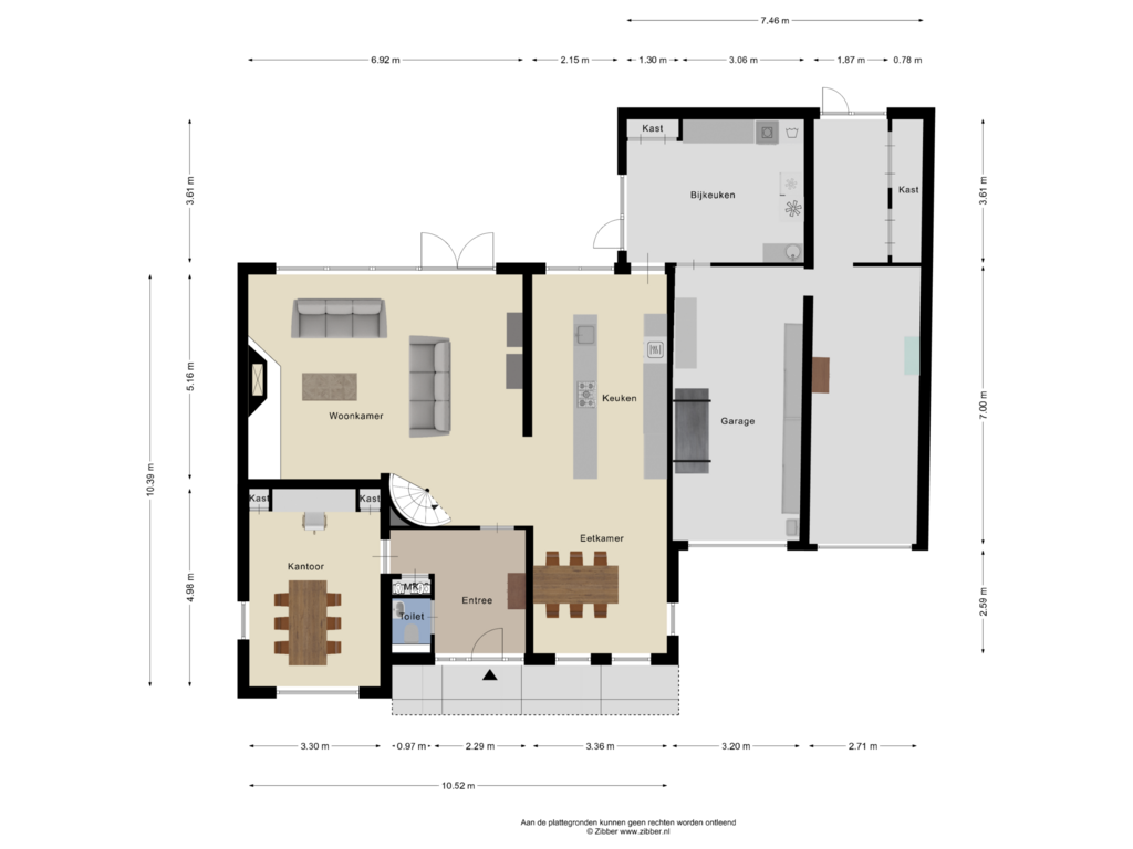 View floorplan of Begane Grond of Euklaasdijk 26