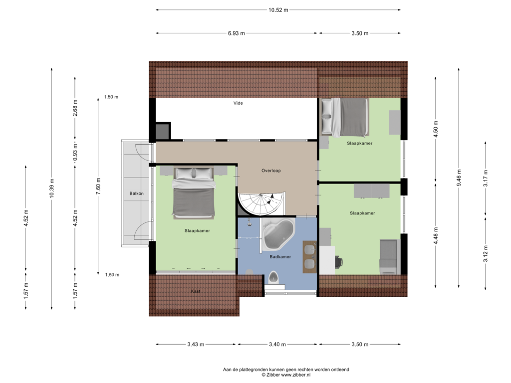 View floorplan of Eerste Verdieping of Euklaasdijk 26