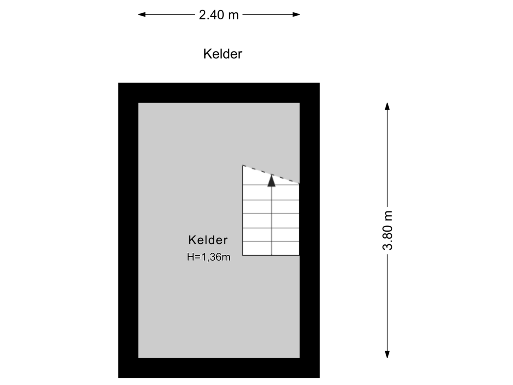 Bekijk plattegrond van Kelder van Crabethpark 37