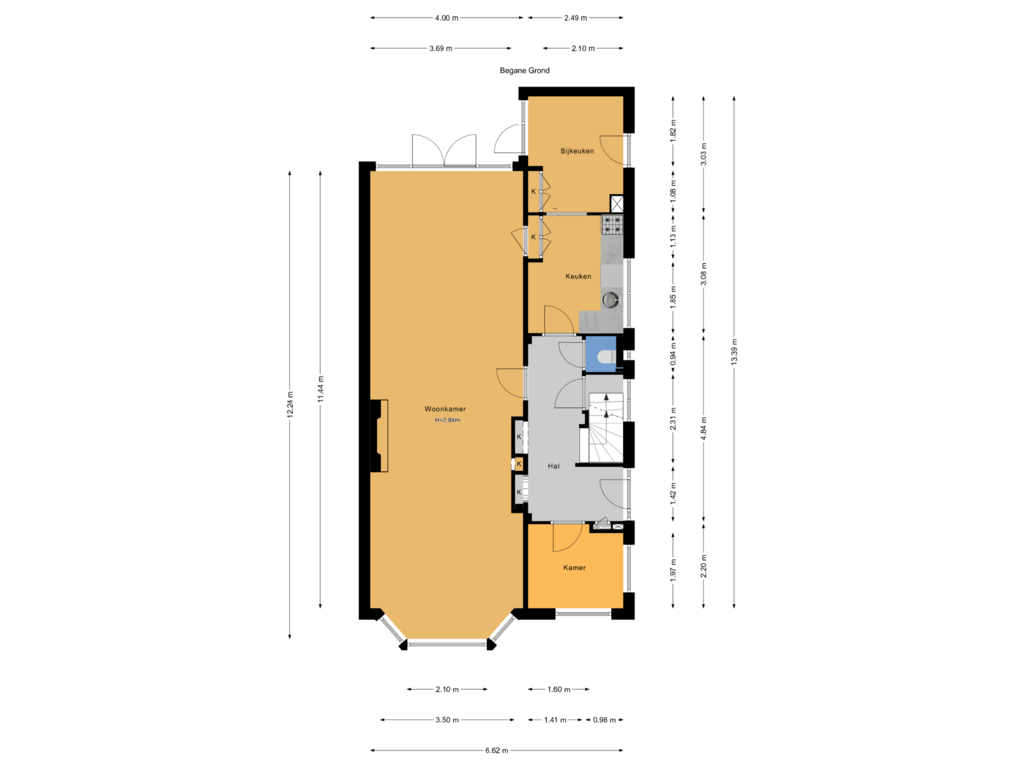 Bekijk plattegrond van Begane Grond van Crabethpark 37