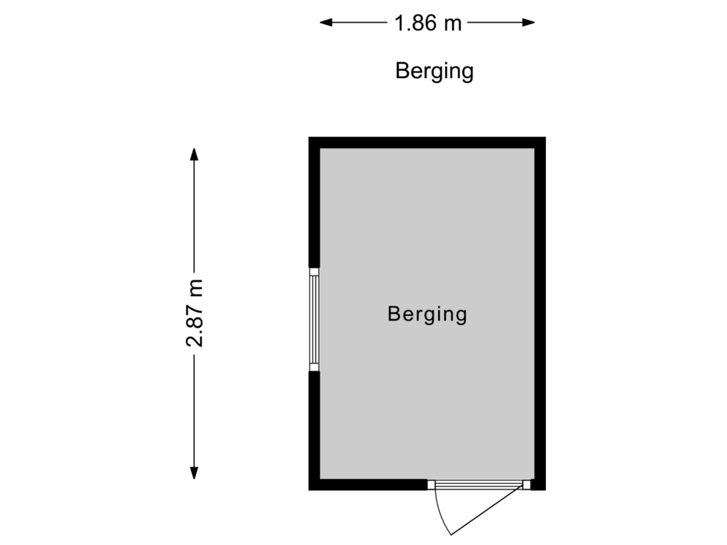 Bekijk plattegrond van Berging van Crabethpark 37